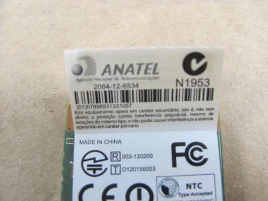 590-12 WI-FI адаптер ANATEL 2084-12-6534QCWB335  для Acer Aspire E1  E1-572G E1-572 V5-561G оригінал З аукціону