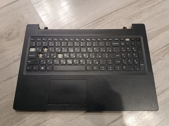 Верхня частина корпуса (топкейс) з тачпадом та клавіатурою для ноутбука Lenovo 110-15ACL, 110-15IBR Ціна