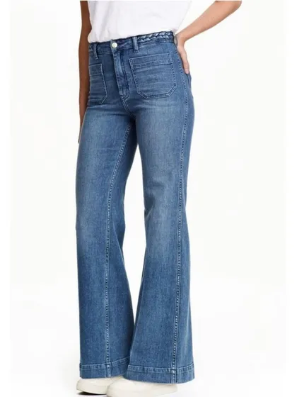фото, Джинси кльош h&m