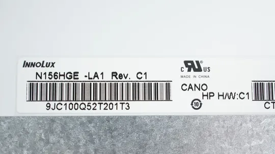 Матриця 15.6 N156HGE-LA1 (1920*1080, 40pin, LED, SLIM(вертикальні вушки), матова, роз'єм праворуч знизу) для ноутбука (renew) З аукціону