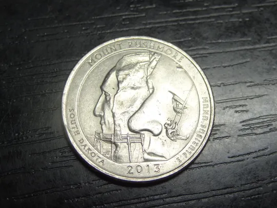 25 центів 2013 P США гора Рашмор Ціна