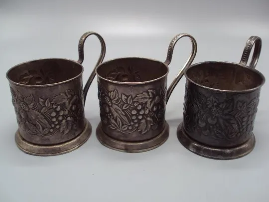 Подстаканники ягоды ММ5 и ММ6 МЕТ 1 сорт подстаканник высота 7,4 см, диаметр 7 см лот 3 шт №13650 Ціна