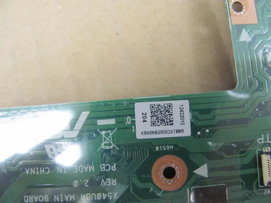 номер0219-15 материнська плата,Mainboard,Материнка,Основна плата,Системна плата,Плата системи,Laptop motherboard,мамка, ноутбучна плата KB45NBGR00  i3-7020U SR3N6  для ASUS  X543 X543U оригінал Характеристики