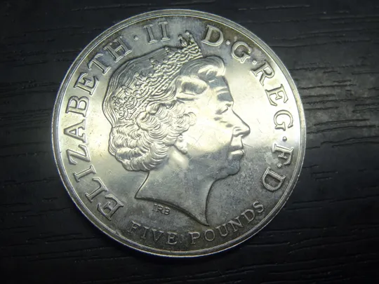 Купити 5 фунтів 2006 Британія 80 років Королеві Єлизаветі рідкісна