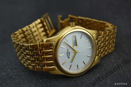 фото, Стильные часы ROTARY модель 11045 дата/день.50м. Вживане