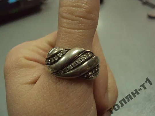 кольцо женское серебро 925" 4,48 г 18,5 р №15054 Недорого