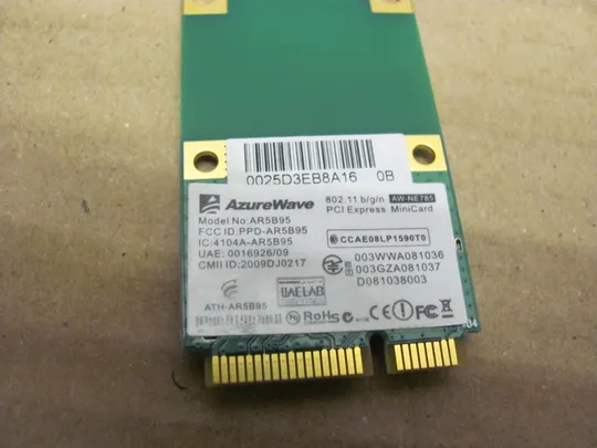 558-16 WI-FI адаптер AR5B95 0C05-005K0AS для ASUS K70 K70A X70AC X70AB K50, K52, K70, N71, F80 оригінал Інтернет-аукціон