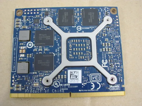 Купити 580-15 відеокарта  NVIDIA Quadro K2100m N15p-Q3-A1 0G4FN0  для Dell Precision M4800 оригінал