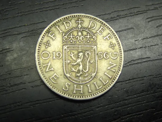 1 шилінг 1956 Британія (шотландський тип) Ціна