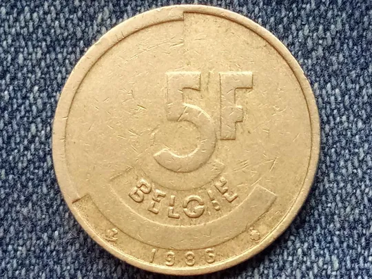 Купити Бельгия, 5 франков (1986 г.). «BELGIE».