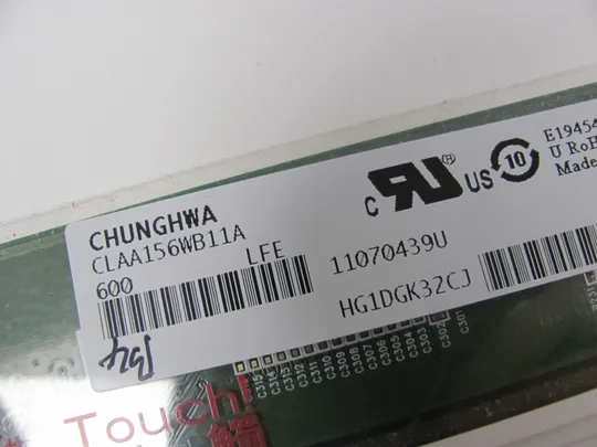 МР6-7 матриця CLAA156WB11A 15.6" WXGA/HD Ready  LVDS 40 pin TN a-Si TFT-LCD , LCM Де купити