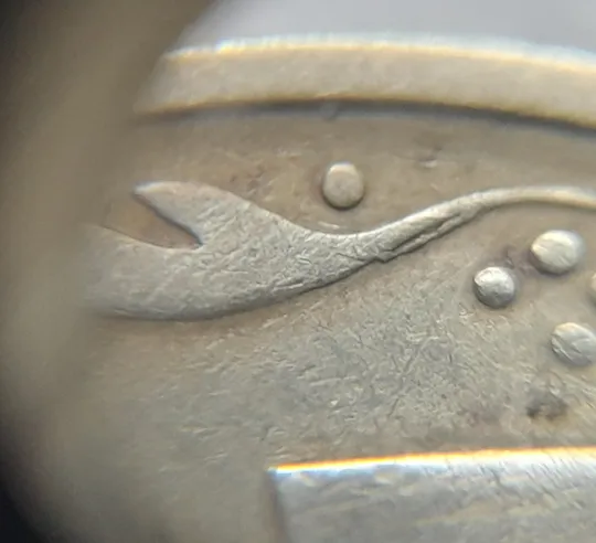 (1501) 25 копійок 1994 1БВм роздвоєння стебла у 1 гроні на реверсі - 6 монет одним лотом (25 копеек 1994 1БВм брак) З аукціону