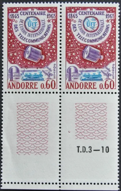 фото, Андорра Космос ITU UIT 1965