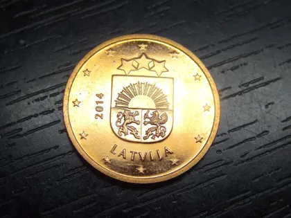 фото, 5 євроцентів 2014 Латвія UNC
