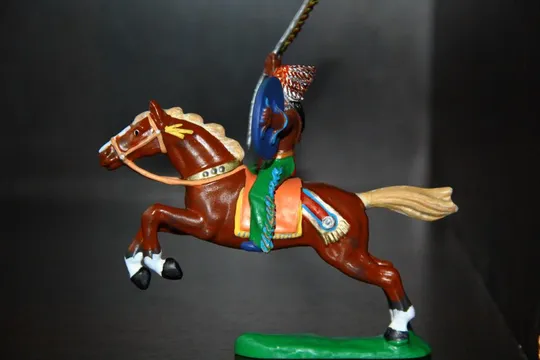 Купити индеец ГДР №072 СИДЯЩИЙ БЫК  на коне №304 ТОЧНЫЕ КОПИИ