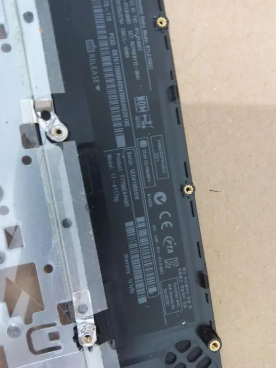 номер0134-13 панель палмрест та тачпад EAR680030D0 для HP Pavilion 17 17-E оригінал Характеристики