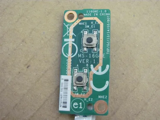 номер0284-21 плата ВКЛ LED MS-16GNF MS-16GNE для MSI CR650 A6500 E6313 E6315 Оригінал Продаж