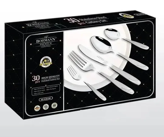 Набор столовых приборов Bohmann BP-A30-SM 30 предметов Ціна