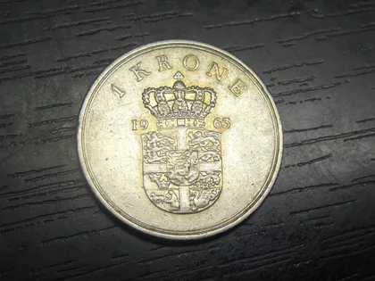 фото, 1 крона 1963 Данія