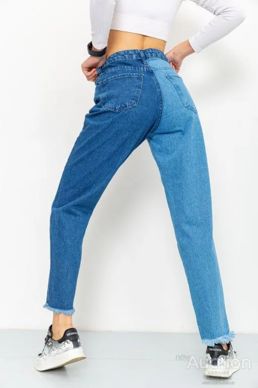 Джинсы женские, цвет сине-голубой, 164R418 Продаж