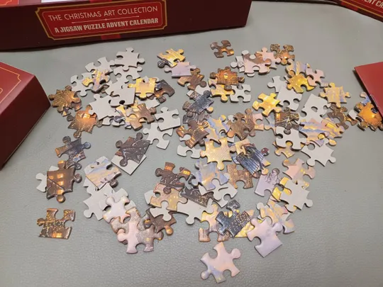 0549 Унікальний пазл Mindmade Advent Calendar 2024 - Колекція з дванадцяти пазлів зі 100 елементів Стан Нового  НІМЕЧЧИНА Продаж