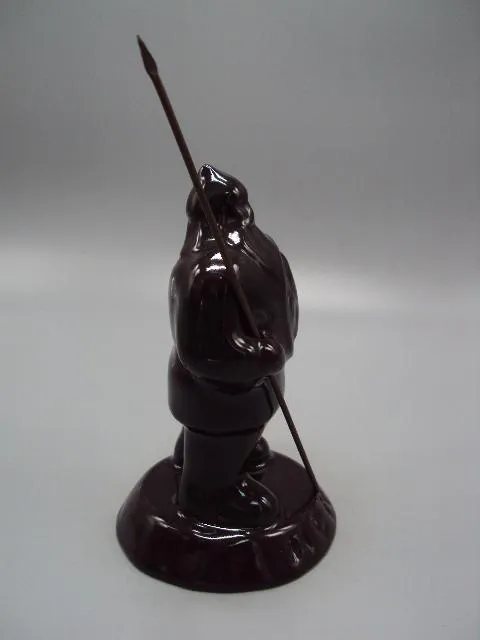 Фигура керамика статуэтка Псков ратник богатырь с копьем Илья Муромец высота 16 см и 20 см №10568 Інтернет-аукціон