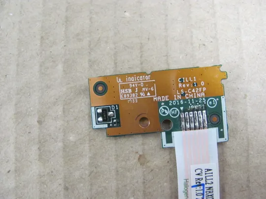 394-17 плата кнопки вкл NBX0001T600 LS-C42FP для LENOVO ThinkPad L570 оригінал Продаж