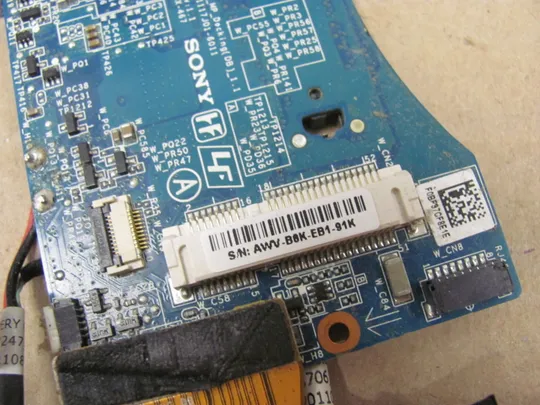 641-22 Плата 1P-1117J01-6011 для Sony Vaio VPCSE PCG-41414M оригінал З аукціону