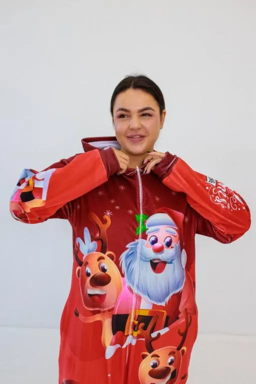 Кигуруми для взрослых Oversize 3D Дед Мороз 3061_3_180 17034 180 см Де купити
