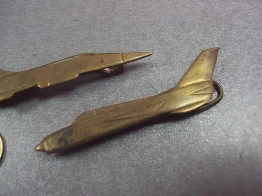 зажим самолет для галстука лот 2 шт №5200 Де купити