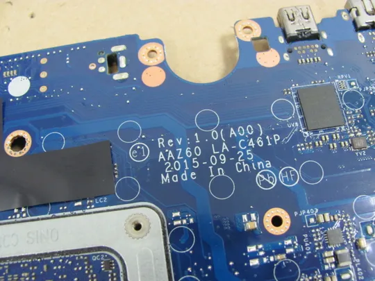 596-18 материнська плата AAZ60 LA-C461P i5-6300U SR2F0 для Dell Latitude E7470 7470 оригінал Торговий майданчик