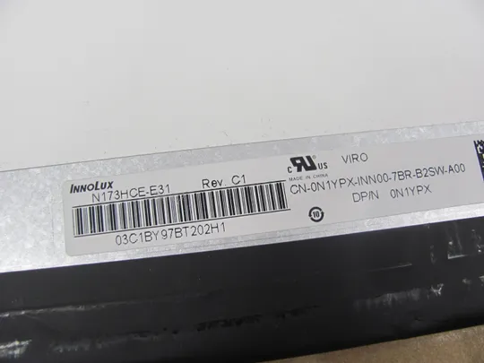 МР2-3 матриця 17.3 NV173HCE-E31 0N1YPX  30pin eDP, IPS SLIM матова З аукціону