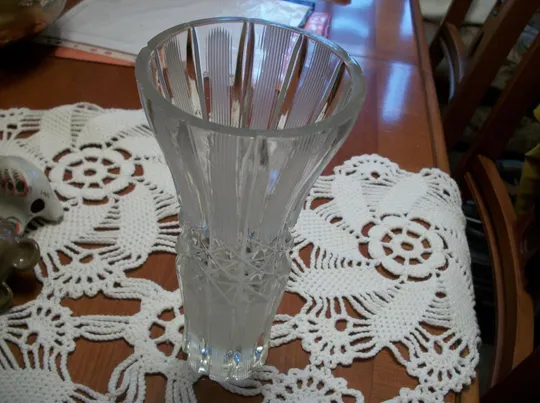 Купити Ваза хрустальная СССР, 2-Две Штук . 1970-е годы . Отличн.