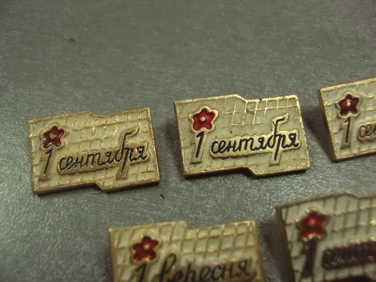 Купити знак 1 сентября вересня школа лот 5 шт №5169