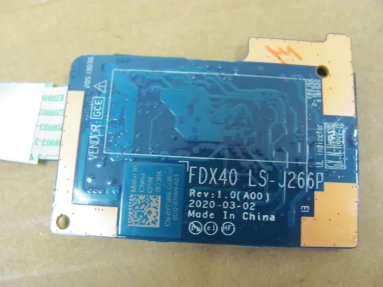 753-18 плата підключення клавіатури FDX40 LS-J266P 0C6RM5 NBX0002LZ00  для Dell Latitude 7310 E7310 5310 7310 5320 7320 оригінал З аукціону