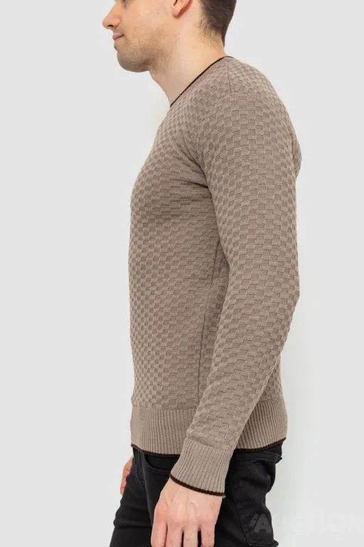 Свитер мужской, цвет бежевый, 214R8004 З аукціону