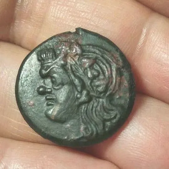 Купити Монета ПАНТИКАПЕЙ ЛЕВ и ОСЕТР оригинал 3 век до н.э. древнегреческая монета P0323Y
