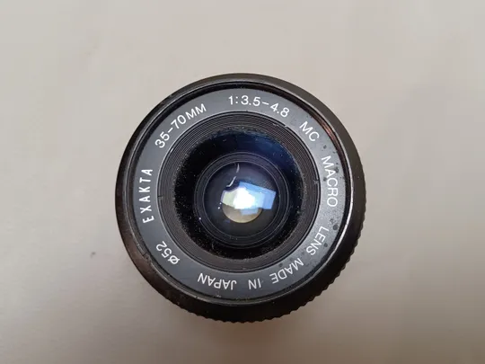 0564  об'єктив Exakta 35-70mm MC Macro НІМЕЧЧИНА З аукціону