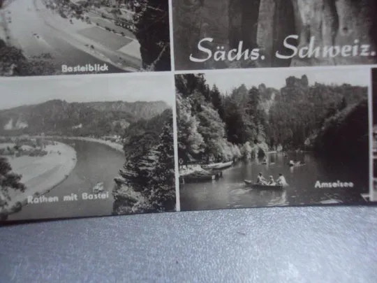 открытка баштай Bastei швейцария №881 З аукціону