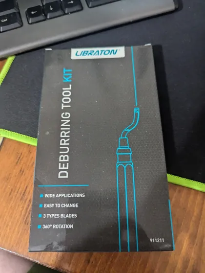 фото, НІЖ ДЛЯ ЗНЯТТЯ ФАСКИ І ЗАДИРОК (ШАБЕР, РИМЕР, ФАСКОЗНІМАЧ), LIBRATON DEBURRING TOOL для 3D друку SKU: 911211