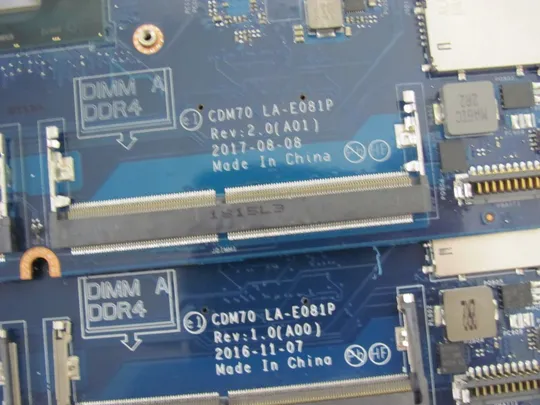 68-46 материнська плата i5-7300U SR340 LA-E081P для Dell Latitude E5480 З аукціону