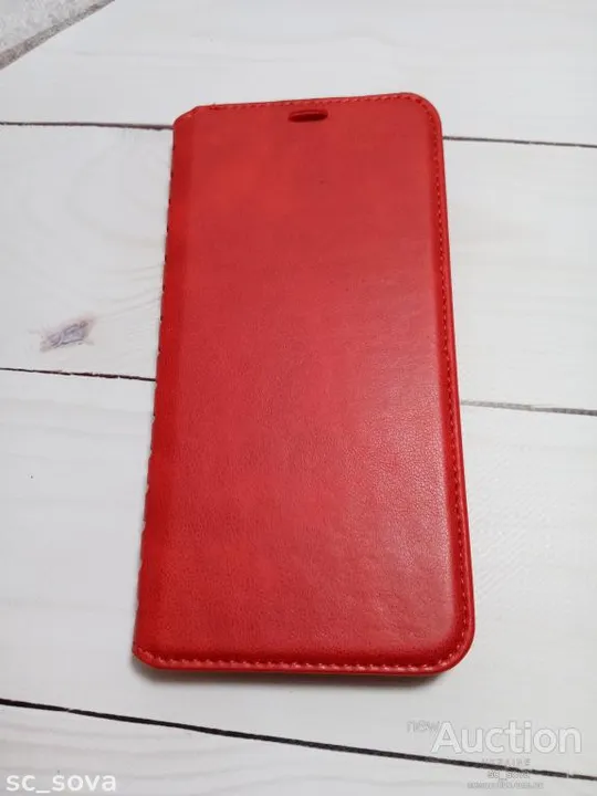 Купити Чохол-книжка Leather Folio (high copy) для Huawei Y7 Pro 2019 червоний