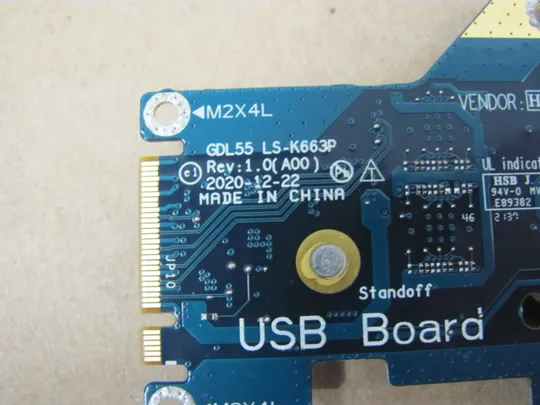 667-13 плата USB GDL55 LS-K663P GDL56 LS-K66EP 08Y03W 05VN7D для Dell Inspiron G15 5510 5511 5515  5520 5521 5525 оригінал Де купити