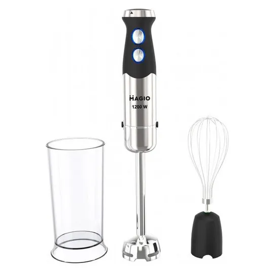 Купити Блендер погружной 3в1 Magio MG-645 1200 Вт, миксер блендер ручной, блендер для молочных коктейлей