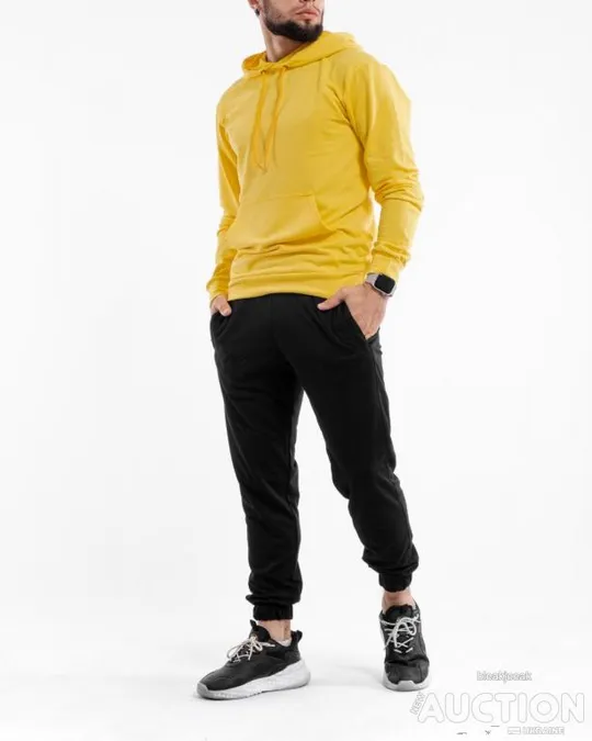 Чоловіче худі - "Shnurok" колір жовтий Інтернет-аукціон