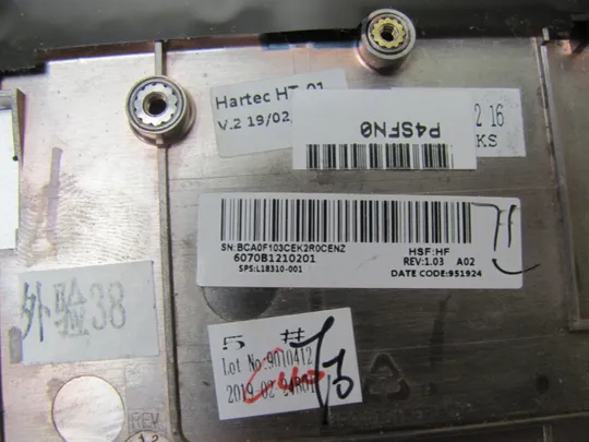 номер1016-8 корпус кришка Палмрест корпус топкейс Верхня панель палмрест cover-C 6070b1210201 l18310-001 для  HP Elitebook 745 840 G5 G6 оригінал На торгах