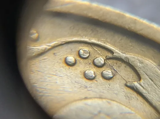 (1333) 50 копійок 1992 3ААм розколи на реверсі (50 копеек 1992 3ААм брак раскол) З аукціону