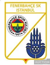 фото, значок футбол  ФК Фенербахче, Стамбул Турция  (серия герб города и эмблема клуба)