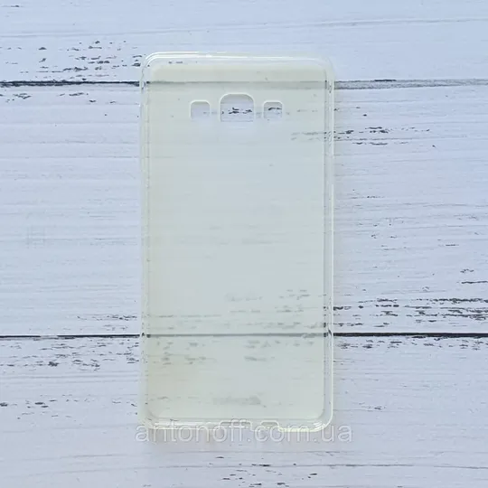 Силіконовий чохол Samsung A700 Galaxy A7 2015 захисна плівка Melkco Прозорий З аукціону