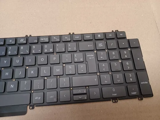 номер1059-13  Keyboard Клавіатура 0T8GJ1 490.0M607.030F  для Dell Latitude 5520 5530 Precision 3560 3570 оригінал З аукціону
